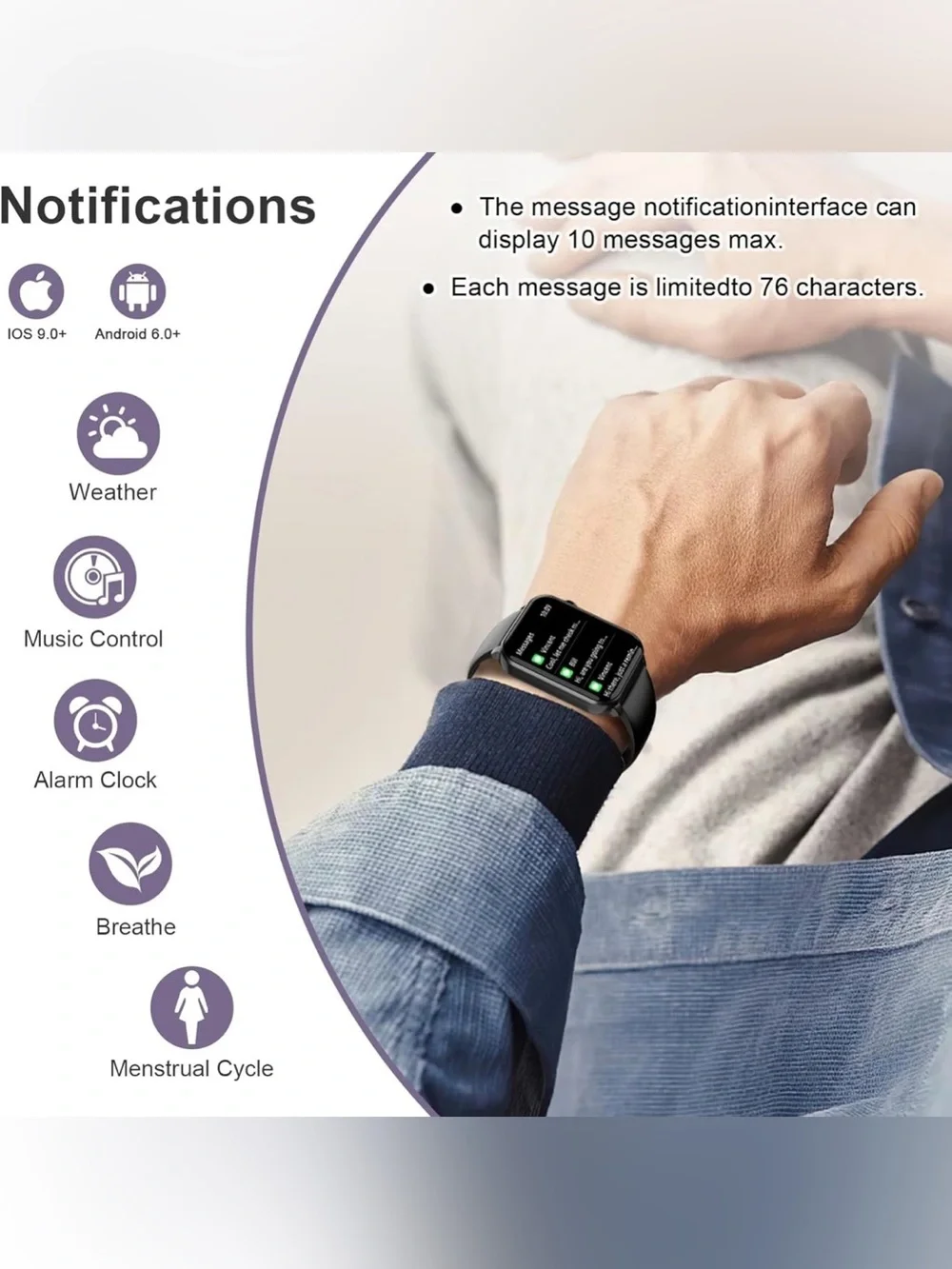Men's Smartwatch: 1.91